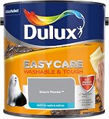 Dulux Easycare Washable & Tough Matt Emulsion Paint Warm Pewter 2.5L view 2