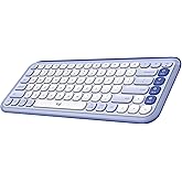 Logitech POP ICON Keys Wireless Bluetooth Keyboard, Comfortable Typing, Programmable Keys, Easy-Switch Between up to 3 Device