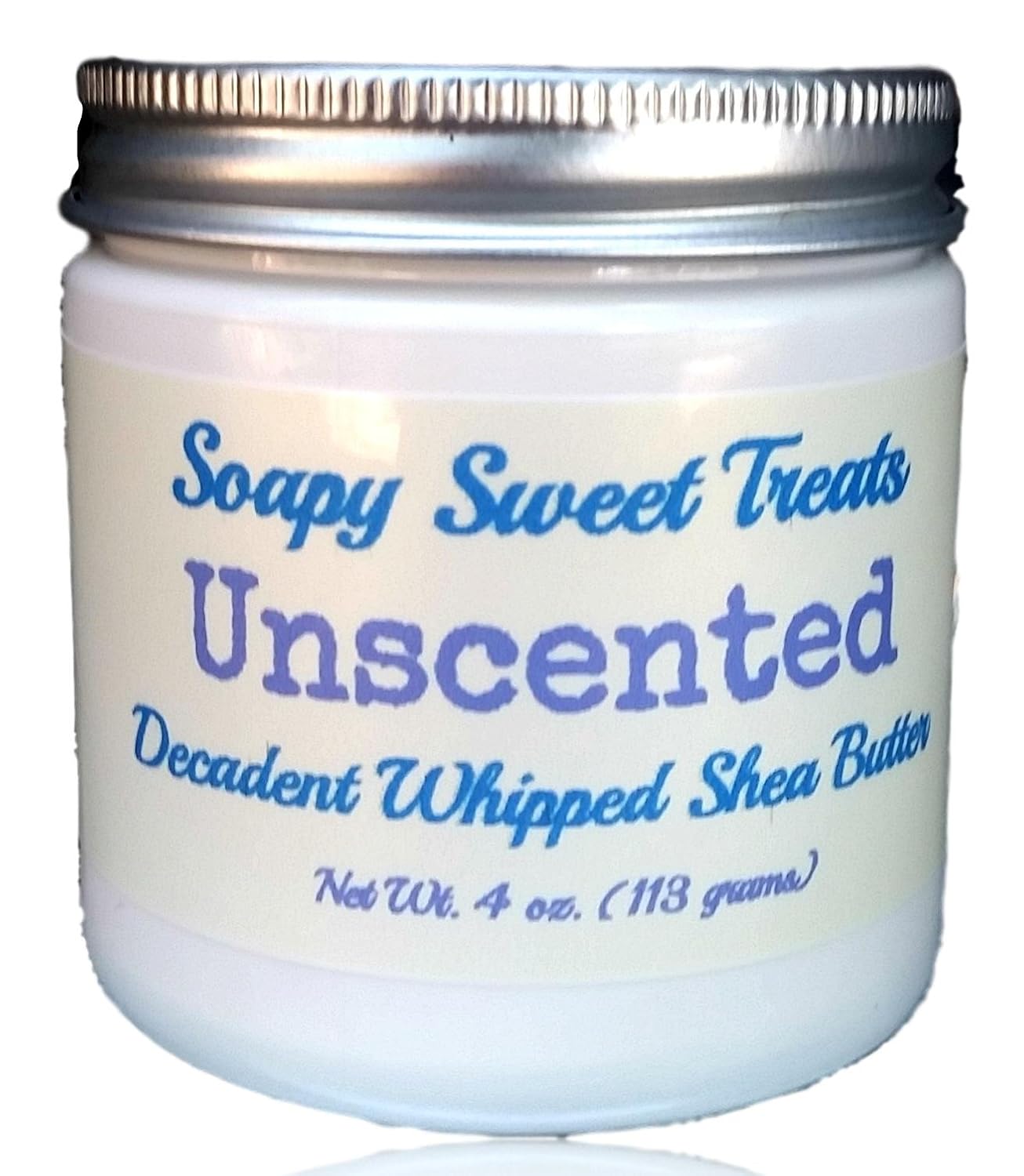 UNSCENTED Handmade Whipped Shea Butter 4 oz. Scented Free
