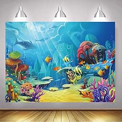 CHAIYA Under The Sea Backdrop Ocean Little Mermaid