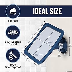MIRRORVANA Fogless Shower Mirror for Shaving with