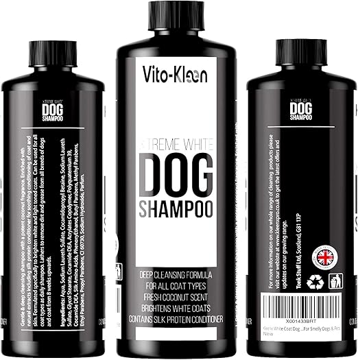 White Dog Shampoo Conditioner 1 Litre Professional Grooming Formula