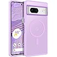 BENTOBEN for Google Pixel 7 Case [Compatible with Magsafe] Translucent Matte Magnetic Pixel 7 Case Magsafe Slim Thin Shockproof Women Men Protective Phone Cover for Google Pixel 7 6.4", Light Purple