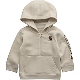 Carhartt Baby & Toddler Boys' Half-Zip Hooded Pullover Sweatshirt