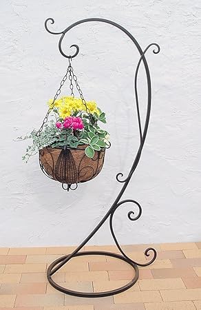 Amazon 角アイアンハンギングスタンド Ais61 1 フラワースタンド 園芸ラック