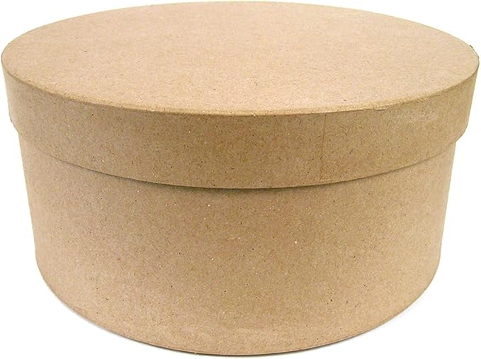 Decopatch Mache Hat Boxes Brown, Set of 3 Amazon.co.uk Kitchen & Home