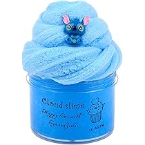 BLUE JUICE.+*:゜☆様　ボンド Amazon.com: DAHIOQHAJ Blue Cloud Slime,Non-Sticky and Super