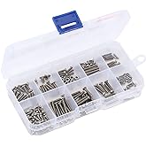 INJORA Screws Pins Nuts M1.6 M2 M2.5 Grade 12.9 Stainless Steel Hex Screws Hardware Kit for TRX4M 1/18 RC Crawler Car