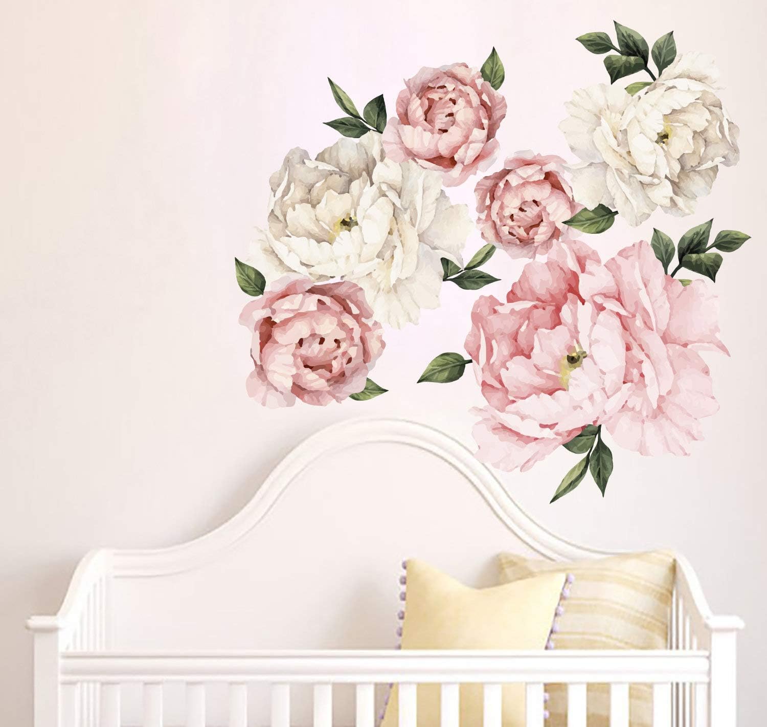 peony nursery decor