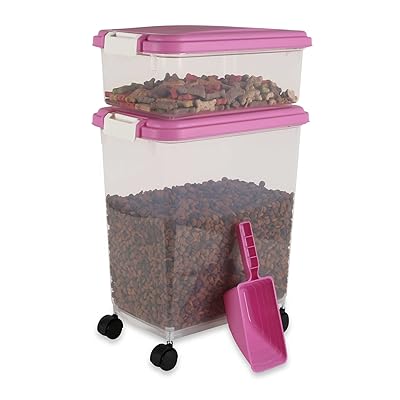 IRIS USA 3-Piece Pet Food Container Set Airtight Oman Ubuy