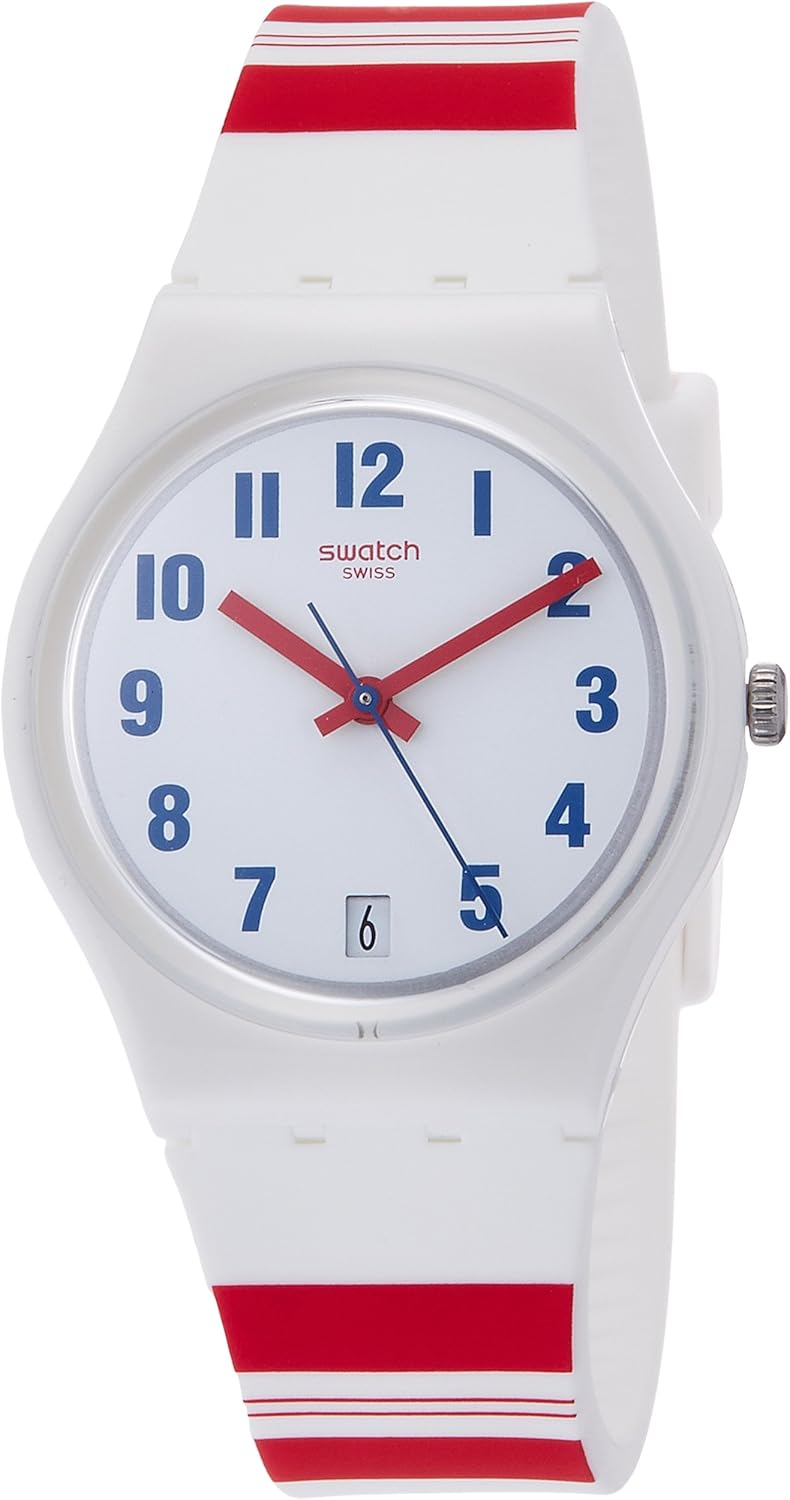 Swatch Damen Digital Quarz Uhr mit Silikon Armband GW407 Amazon.de Uhren