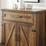FURNIWARE 5Pack Antique Brass Kitchen Cabinet Handles 3 Inch Center 96mm view 4