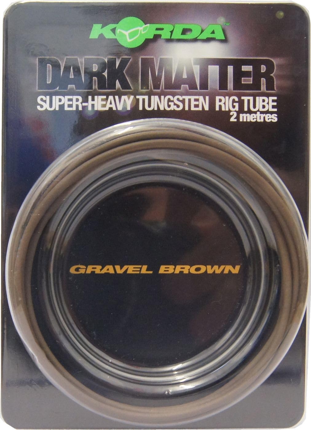 Korda Dark Matter Tungsten Tubing 2 Metre Hose For Carp Rigs, Gravel (Kies) - Monofilament, Single Strand, 36 Line Weight, 2 Meters Length