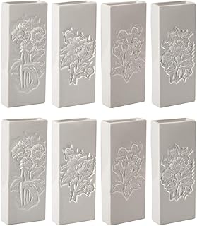 esto24 8er Set Luftbefeuchter Wasserverdunster aus Keramik je 300ml für Heizkörper Verdunster Verdampfer