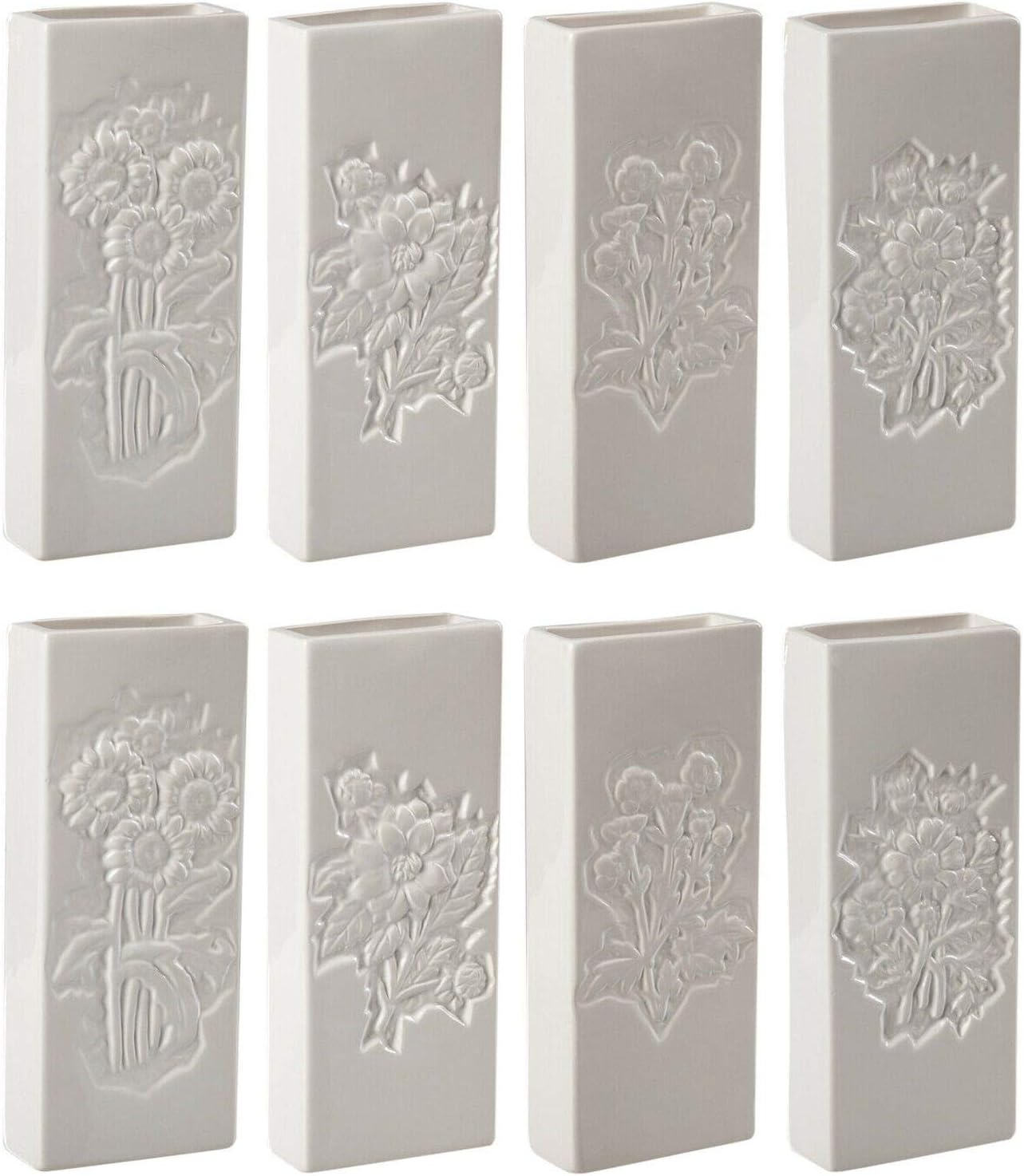 esto24 8er Set Luftbefeuchter Wasserverdunster aus Keramik je 300ml für Heizkörper Verdunster Verdampfer