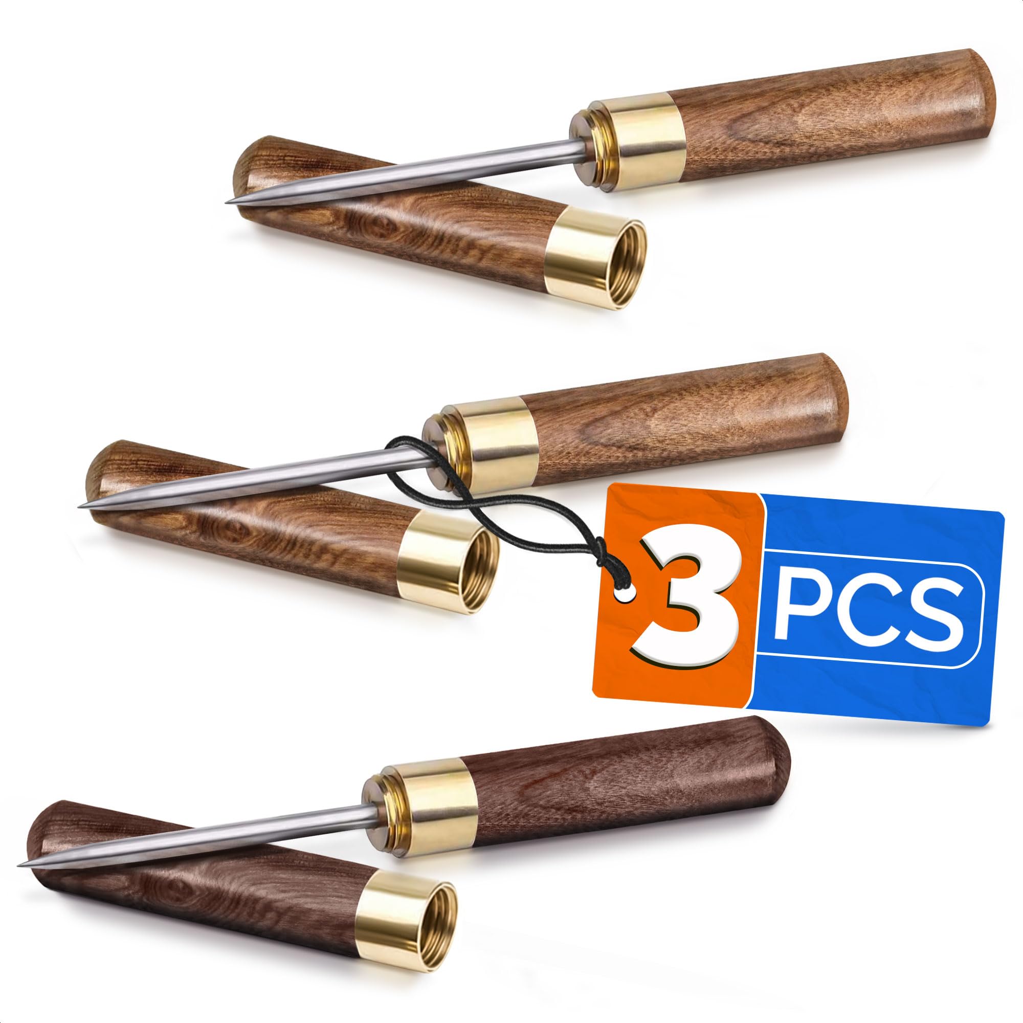 Photo 1 of 1 Pcs Ice Pick Stainless Steel Home Bar Tools - Portable Kitchen Equipment Icepick for Ice Bartender Tools Break The Ice Metal Pick Set - Ice Picks for Breaking Ice Tool Countertop Bar Camping Tools