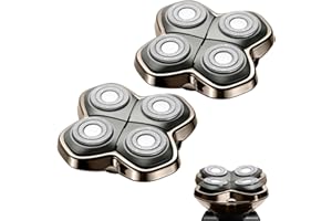 COSYONALL Shaver PRO 4 Head Replacement Blade Compatible with Skull Pitbull,Butterfly kiss pro & Palm Shavers,Electric Shaver & Head Shaver Blade for Bald Head Shavers for Men/Women (2 Pcs)