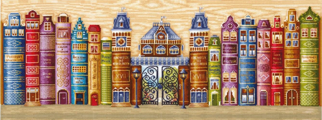 Andriana Cross Stitch Kit - Kingdom of Books