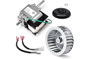 ADVIACE 318984-753 HC21ZE117 Draft Inducer Motor Kit for Carrier Furnace, HC21ZE114A 318984753 SM4753 Furnace Draft Inducer Motor with Blower Wheel LA11AA005 for Carrier, Bryant, Payne and Jakel Models