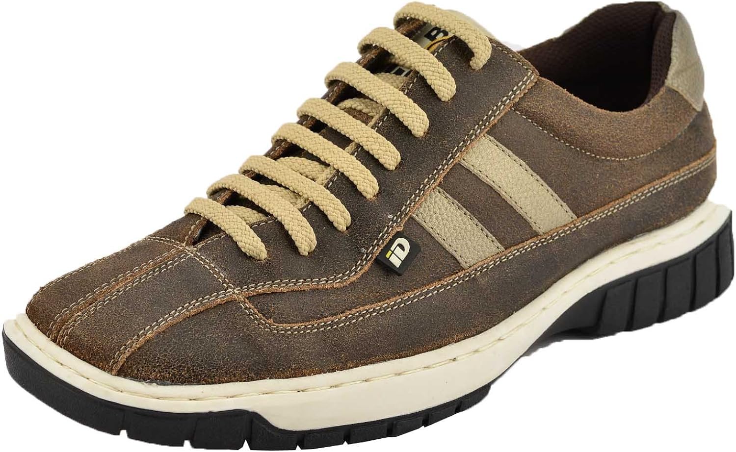 Buy ID Men's Leather Casual Shoes 11 UK at Amazon.in