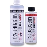 System Three Resins 0530K40 MirrorCast Epoxy Casting Resin Void Filler, Clear, 1.5 Pt