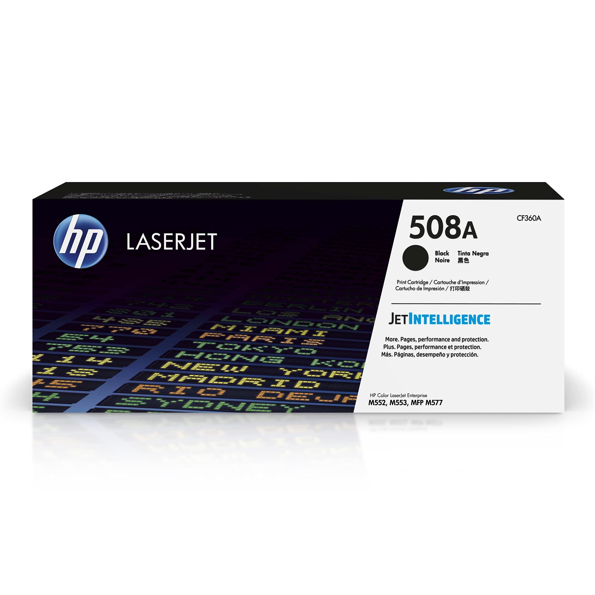 HP CF360A 508A Original LaserJet Toner Cartridge, Black, Single Pack
