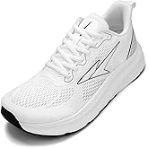 Pozvnn Mens Wide Walking Shoes Soft Sole Non Slip Running Comfortable Tennis Breathable Athletic Gym Workout Sport Sneakers