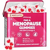 Menopause Supplements for Women, Hot Flashes Menopause Relief, | Menopause Support Gummies with black cohosh, for Night Sweats &amp; Mood Balance &amp; Restful Night, Sugar-Free, 60 Days Supply