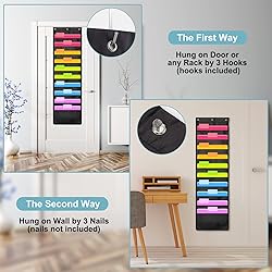 Geyee 4 Pack Wall Hanging File Folders