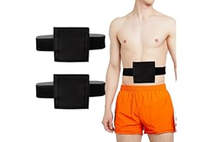 JFHNMLW 2PCS Breathable Feeding Tube Belt, Concealment and Comfortable Gastrostomy G Tube Accessories, Peritoneal Dialysis Belt with Mesh Sponge Pad Black Pd Belts Dialysis for Men Women Adults (Black S)