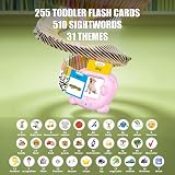 Visator Talking Flash Cards for Toddlers 2-6 Learning Toys 510 Words view 2