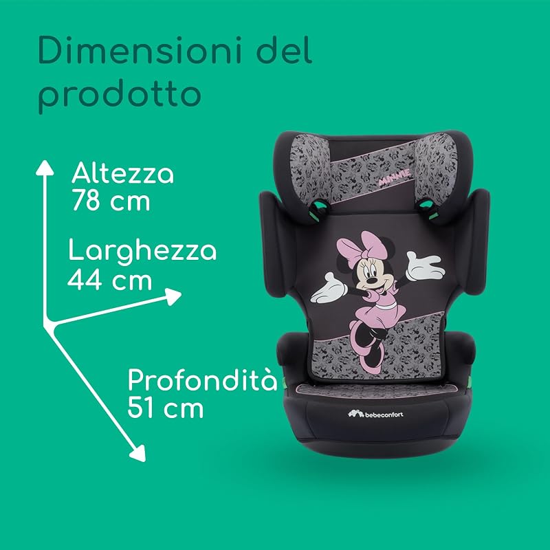 Disney RoadSafe i-Size, Seggiolino Auto, Authentic Minnie