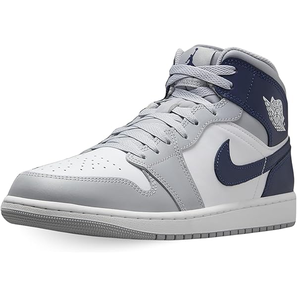 靴 Nike Air Jordan 1 Mid Light Smoke Grey Amazon.com | JORDAN 1 MID LIGHT SMOKE GREY ANTHRACITE (M