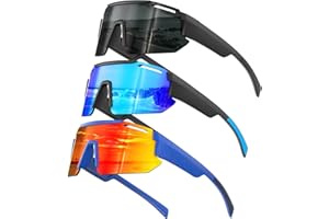 KALIYADI Polarized Youth Baseball Sunglasses: Kids Sunglasses for Boys Girls Sports Cycling Running UV400 Protection Age 6-14