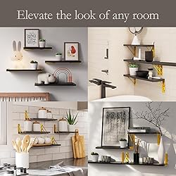 BAYKA Floating Shelves for Bedroom Decor, Wall