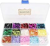 5mm Mix 15 Colors Rainbow Cup Sequin for Wedding