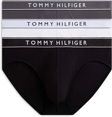 Culottes Lot de 3 Homme avec Ceinture à Motif Logo, Multicolore (Blk/DRK Ash/WHT), M