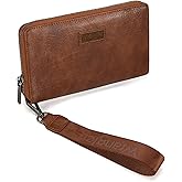 Wrangler Womens Wallet Wristlet Long Purse Designer Clutch Large Capacity Credit Card Holder for Women