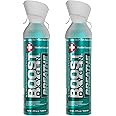 Boost Oxygen Large Breathe Menthol-Eucalyptus Aroma 10L Canister | Respiratory Support for Aerobic Recovery, Altitude, Performance & Health (2 Pack)