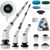 Swyprrix Electric Bathroom Cleaning Brush Cordless Shower Scrubber SD-CTB01 | Spin Scrubber Full Body Waterproof IPX7 with Ad