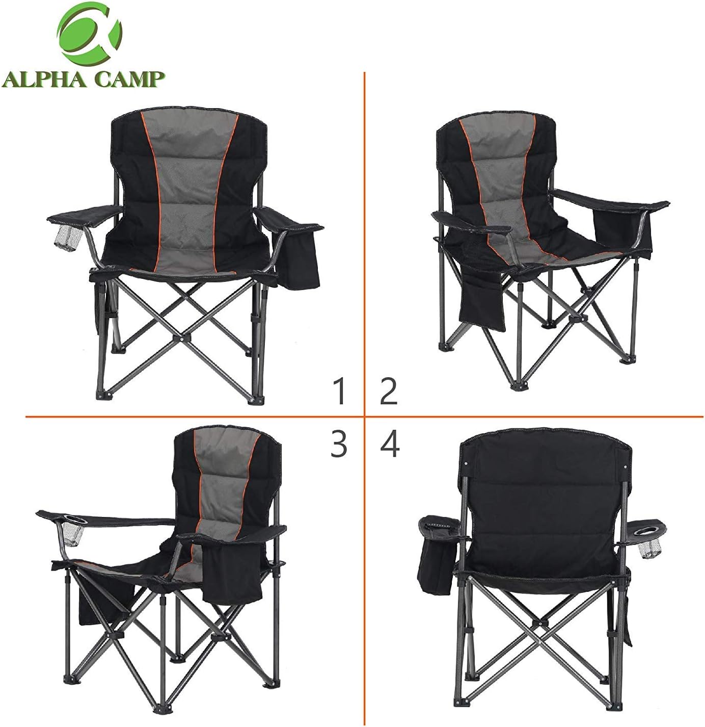 heavy duty camping chair 200kg