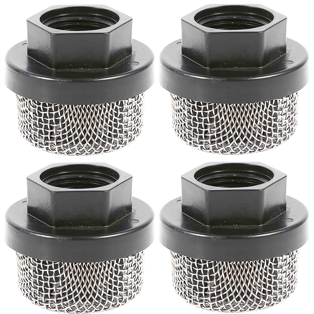 4PCS Strainer Screen Mesh, Hose Inlet Strainer Filter, Strainer Sprayer Filter Inlet Suction Strainer Garden Hose Strainer Filter For Graco 390 Ultra 395 495 (7/8'')