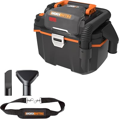 WORX WX031.9 18V Cordless Wet/Dry Vacuum 8L Brushless Inlet 16kPa