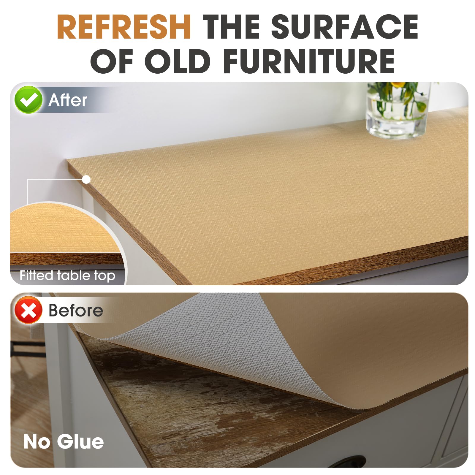 ALIUNI Drawer and Shelf Liner, Non-Slip Kitchen