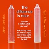 Skins Ultra Thin Premium Condoms 12 Pack - No Latex Smell, Extra Lubrication view 4