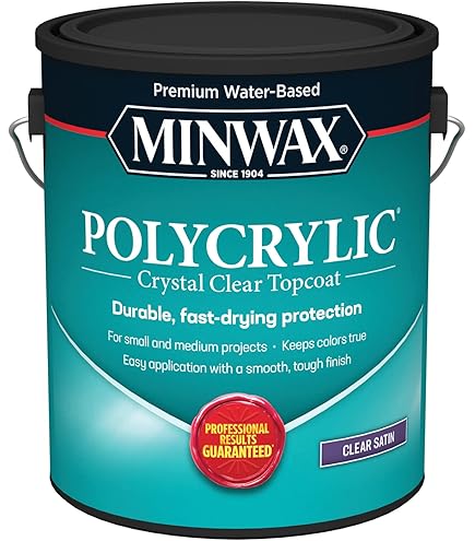 Minwax 611114444 Polycrylic Protective Wood Finish, Clear Ultra