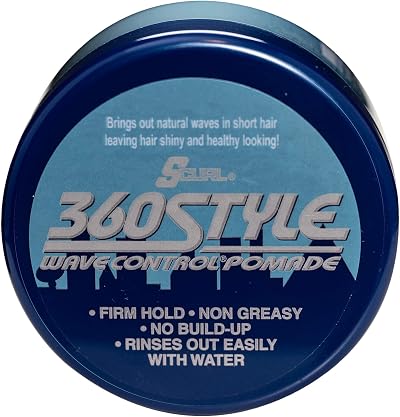 Lusters SCurl 360 Style Pomade 85g Shea Butter for Curls Waves Hair