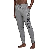 True Religion Mens Jogger Pajama Pants, Lightweight Lounge Casual Sleep Pants for Men