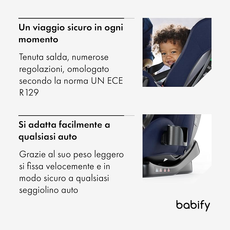 Seggiolino Auto, Seggiolone Auto per Bambini da 40 a 150 cm, Seduta Auto Bimbi 3 in 1 Regolabile e Reclinabile, Seggiolino Auto Portatile, Resistente, Sicuro, Seggiolino Neonati Confortevole
