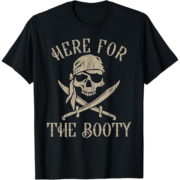 MAGLIETTA A MANICHE CORTE DA DONNA PIRATES BOOTY